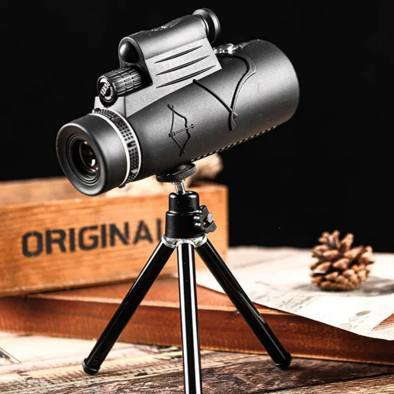 50X60 Zoom HD Powerful Binoculars Long Range Portable Professional Telescope Monocular Low Night Vision for Hunting