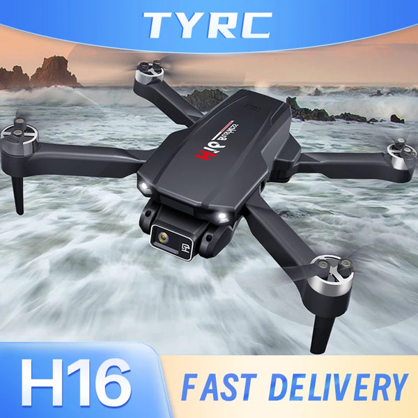 Mini RC Drone HD Camera H16 Wifi Fpv Photography Brushless Foldable Quadcopter Professional Drones Toys for Children 14Y+