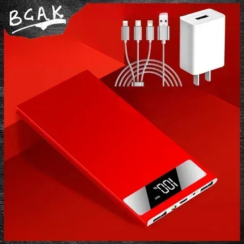 Universal Large capacity power bank rated 10000mAh Android ultra-thin mobile phone universal mobile power bank BCAK