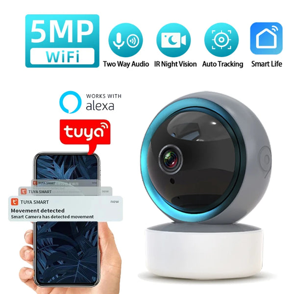 WiFi PTZ Video Surveillance Camera HD Definition Night Vision Bidirectional Audio Automatic Tracking Cloud Home Security Camera