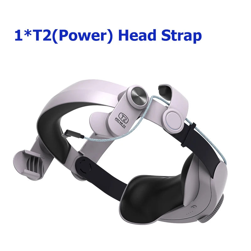 FIITVR T2 Head Strap With Battery For Oculus Quest 2 Adjustable Improve Comfort Halo Elite Strap For Oculus Quest 2 Accessories