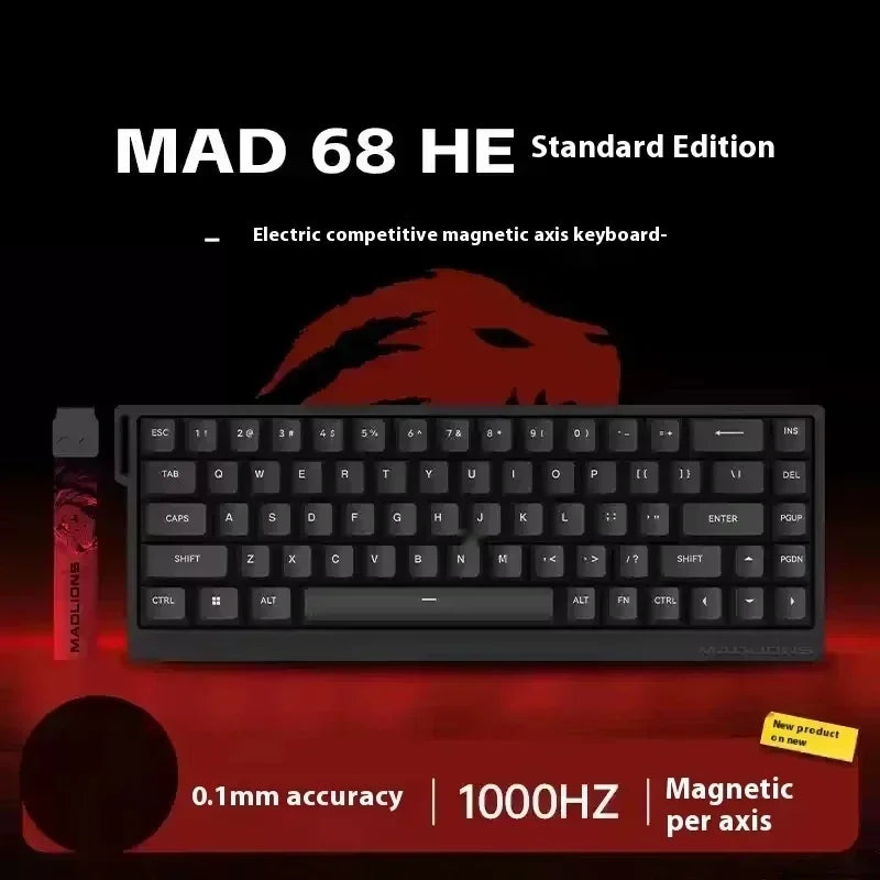 VGN VXE MADLIONS Madcatz Mad60/68HE Mechanical Keyboards 8K Polling Rate Low Delay Hot Swap Switch Gaming Keyboard for E-sports