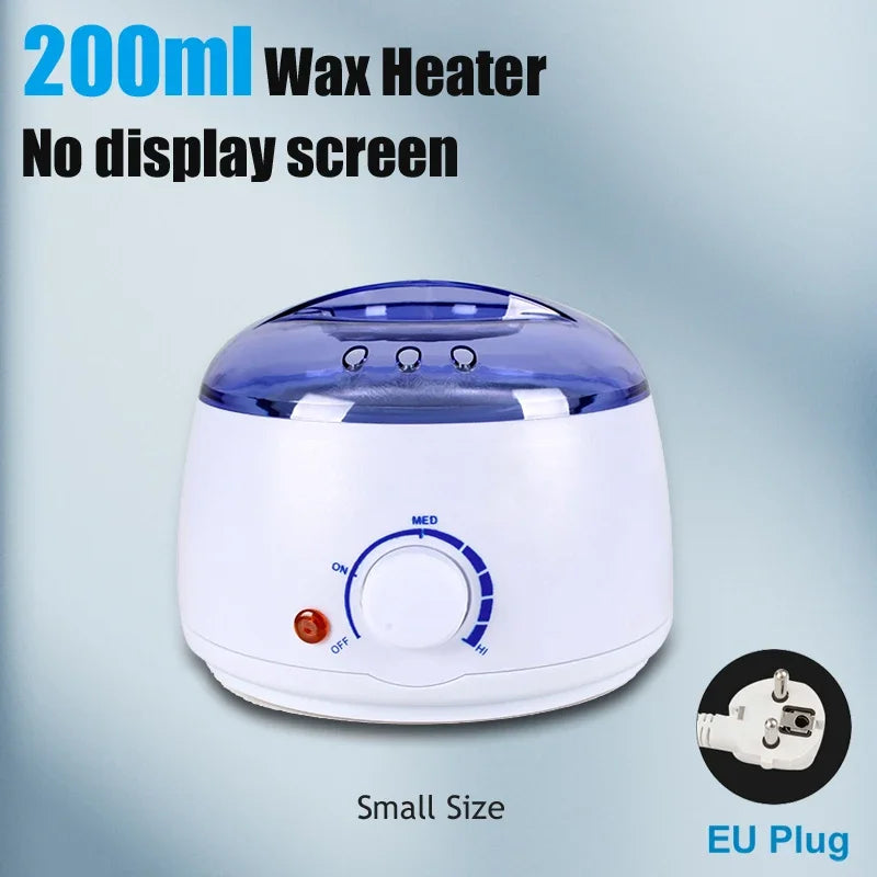 Hair Removal Wax Heater Machine with Digital Display Screen Depilatory Hard Wax Melt Warmer Paraffin Waxing Beans Epilator