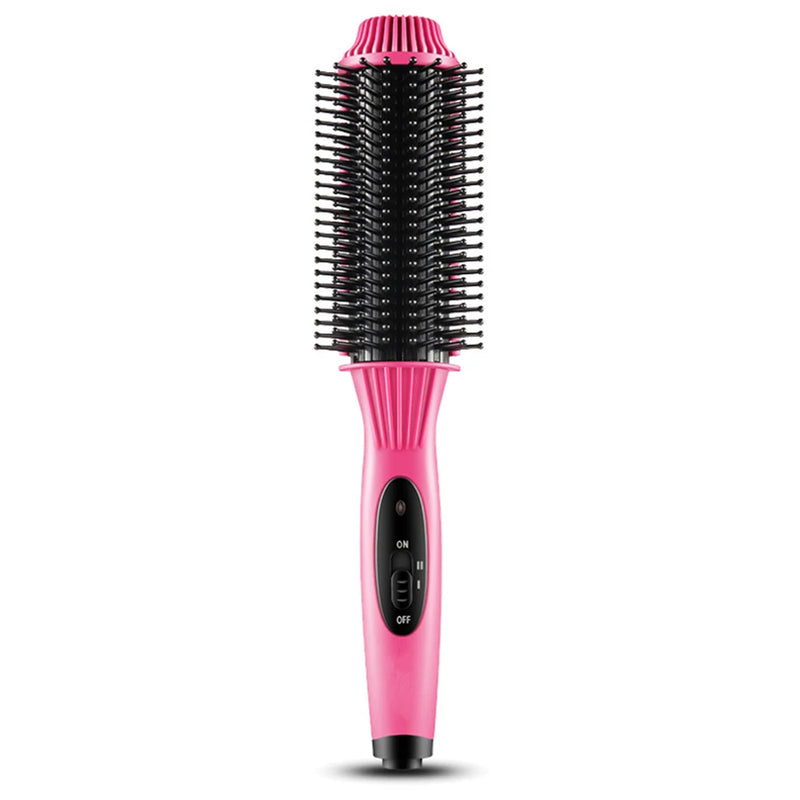 Hair 2 in 1 Hot Comb Straightener Wet Dry Hair Straightening Comb Hair  Curler Brush Hair Fast Heat Hair Styling Tool