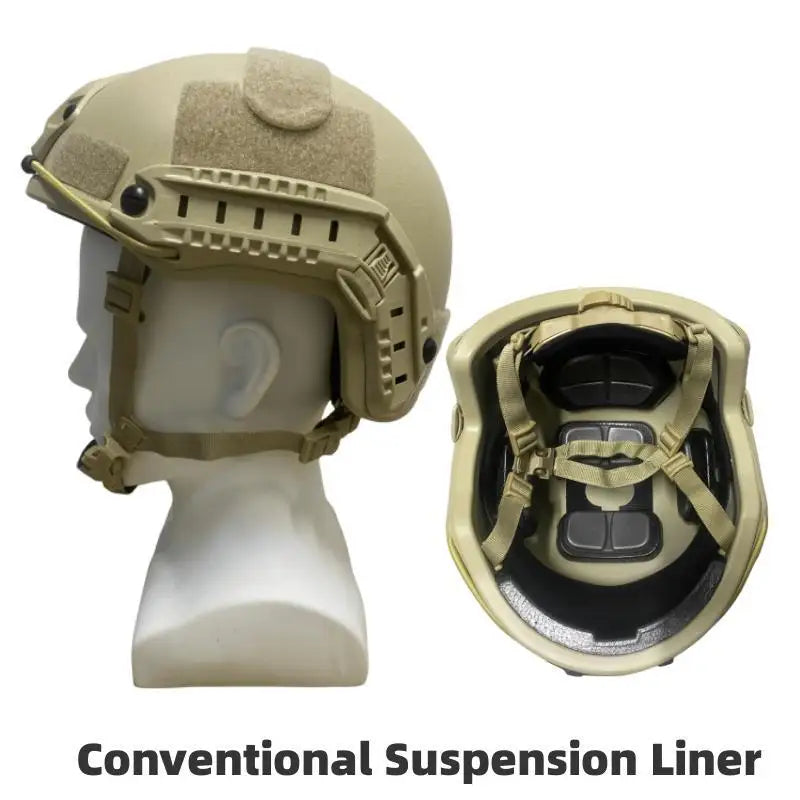 Fast HDPE NIJ IIIA High Cut Ballistic Helmet 2 Generation high-grade lining UHMW-PE Ballistic 3A Bulletproof Helmet