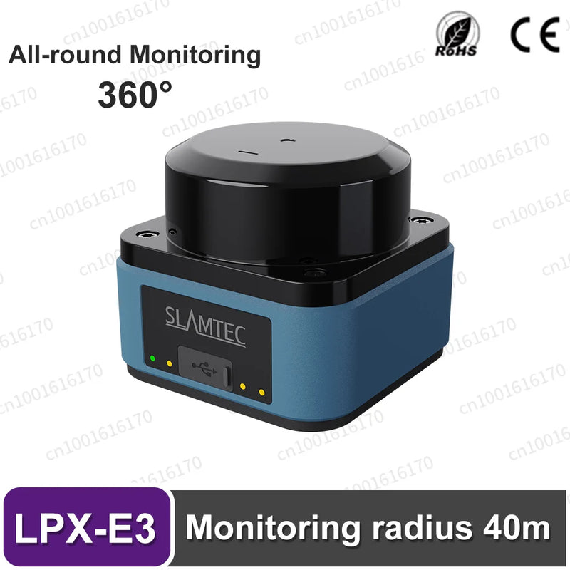 SLAMTEC LPX-E3 360 Degree Industrial Field Monitoring LiDAR 40M Radius 20Hz Scanning Frequency For AGV,AMR,Robot,UAV Avoidance