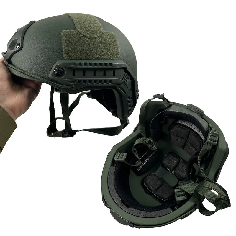 LPRED FAST 100% Aramid High Cut Ballistic Helmet Level NIJ IIIA Bulletproof FAST Helmet Army Helmet .44 with wendy 3.0 2024 NEW