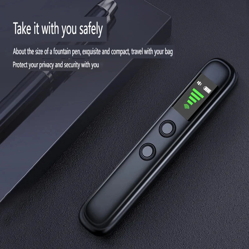 Hidden Camera Detector Anti Spy Sneak Car GPS Tracker Listening Device Bug Wireless Signal Scanner Gadget Security Protection