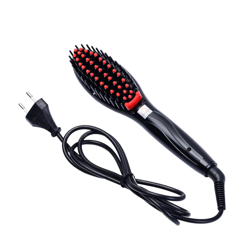 Electric Degital Control Antiscaled straightening simply Fast Hair Straightener Brush Comb Irons easy straight