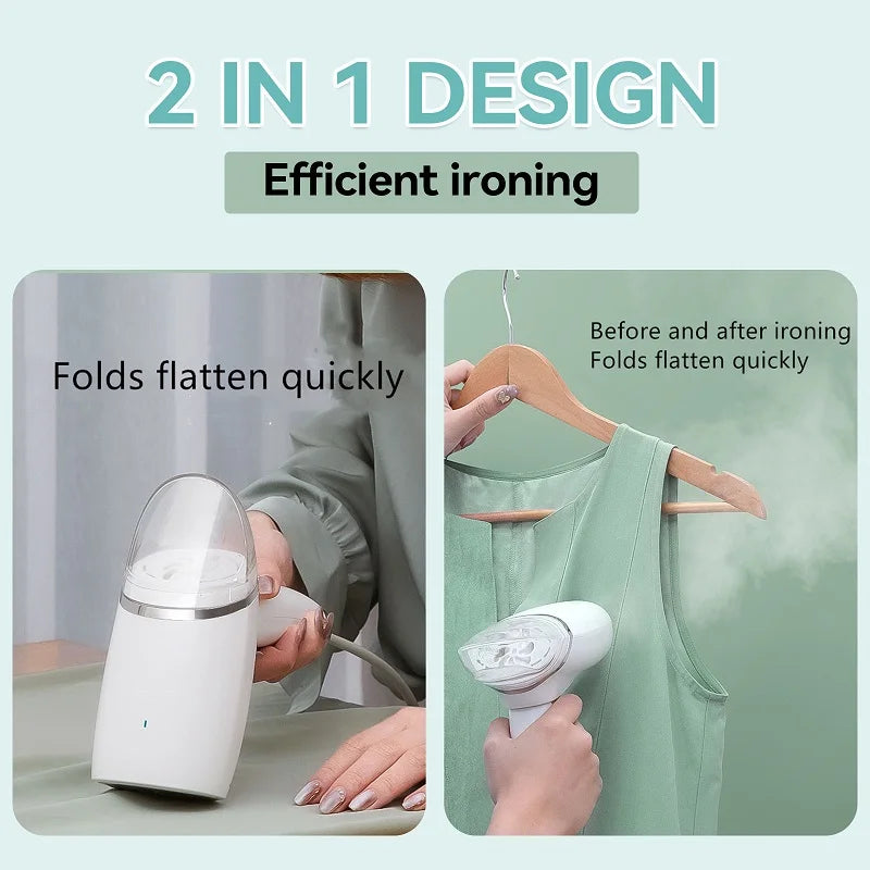 Handheld Hanging Iron Machine Travel Portable Folding Ironing Machine Mini Household Steam Brush College Dorm Essentials Steamer