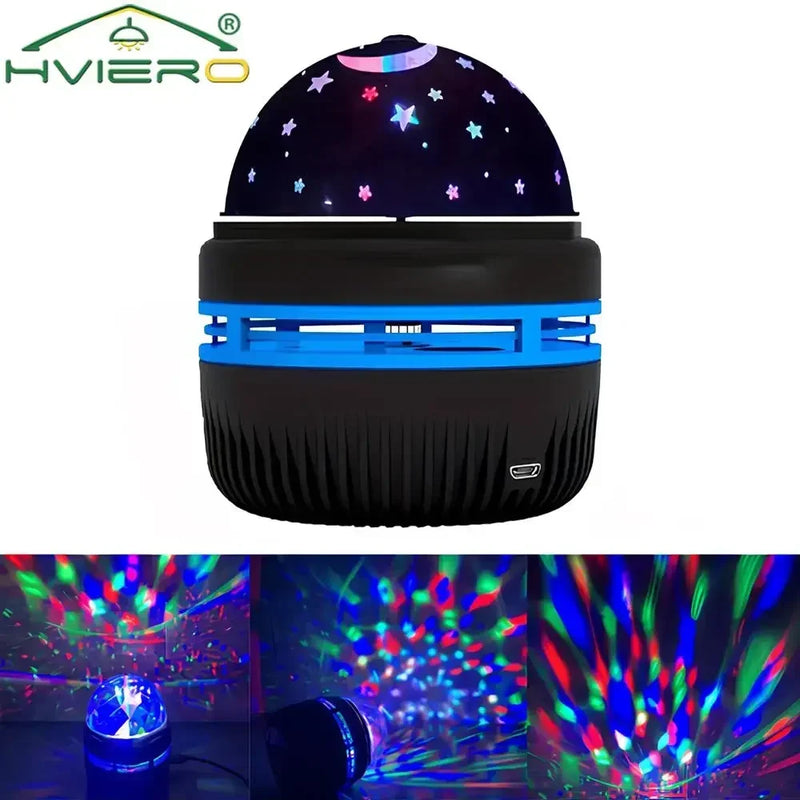 Galaxy Night Light Projector USB Table Lamps Gaming Room Home Theater Ceiling Wedding Decoration Halloween Rotates Automatically