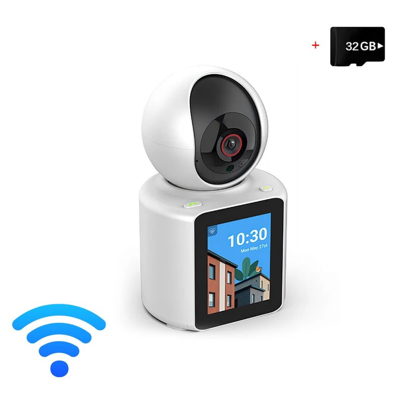 Linook HD 1080P 360PTZ Mini Home CCTV Connection Phone One Click Video Call Indoor Wireless CCTV Camera Night Vision