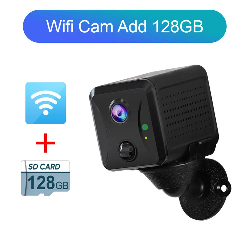 LS VISION 5MP 4G Mini Camera Wirelsess Indoor WiFi PIR Human Detectioon Security Surveillance Camcorder Video Recorder Ubox App