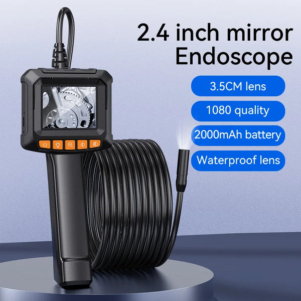 Handheld Waterproof Detection Camera Sewer Camera with 2.4" LCD Screen IP67 HD Endoscope Inspection Camera For Sewer Drain