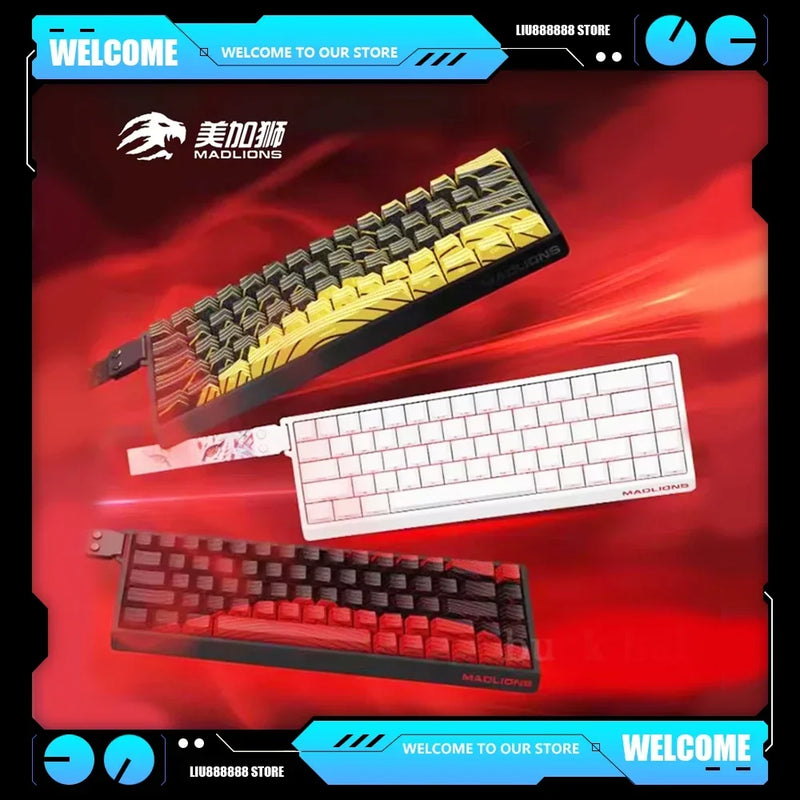 VGN VXE MADLIONS Madcatz Mad60/68HE Mechanical Keyboards 8K Polling Rate Low Delay Hot Swap Switch Gaming Keyboard for E-sports