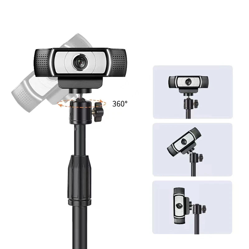 Desktop Tripod for Mobile Phone Webcam DSLR Camera Tabletop Tripie Stand Mount for Smartphone Cellphone Web Cam Support