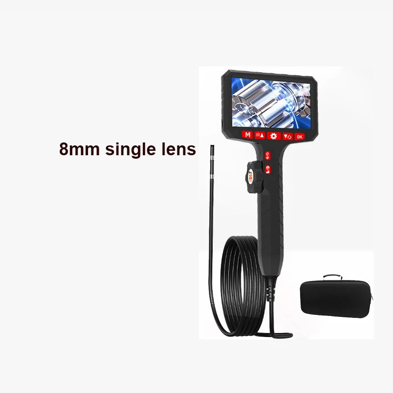 500W HD pixel 3.9/6/8mm 360 ° rotating endoscope 1080P camera/photography/recording handheld pipeline automatic inspection