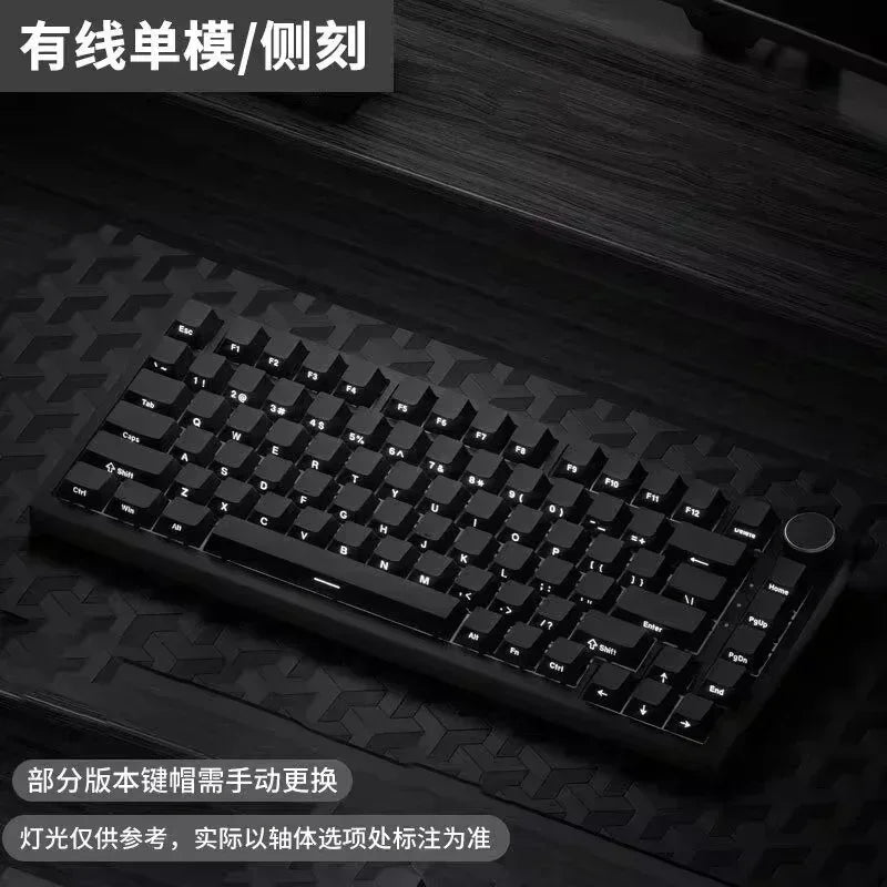 AJAZZ AK820 Pro Mechanical Keyboard Three Mode Wireless Multifunctional Knob Custom Screen Gaming Keyboard Gaming Accessories