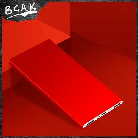 Universal Large capacity power bank rated 10000mAh Android ultra-thin mobile phone universal mobile power bank BCAK