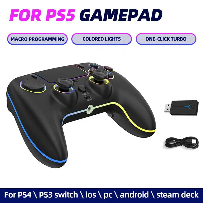 Wireless Gamepad For PS5 Controller For playstation 5 DualSense PS4/PS3 PC Gaming Controller with Vibration/Multi Touch Joystick