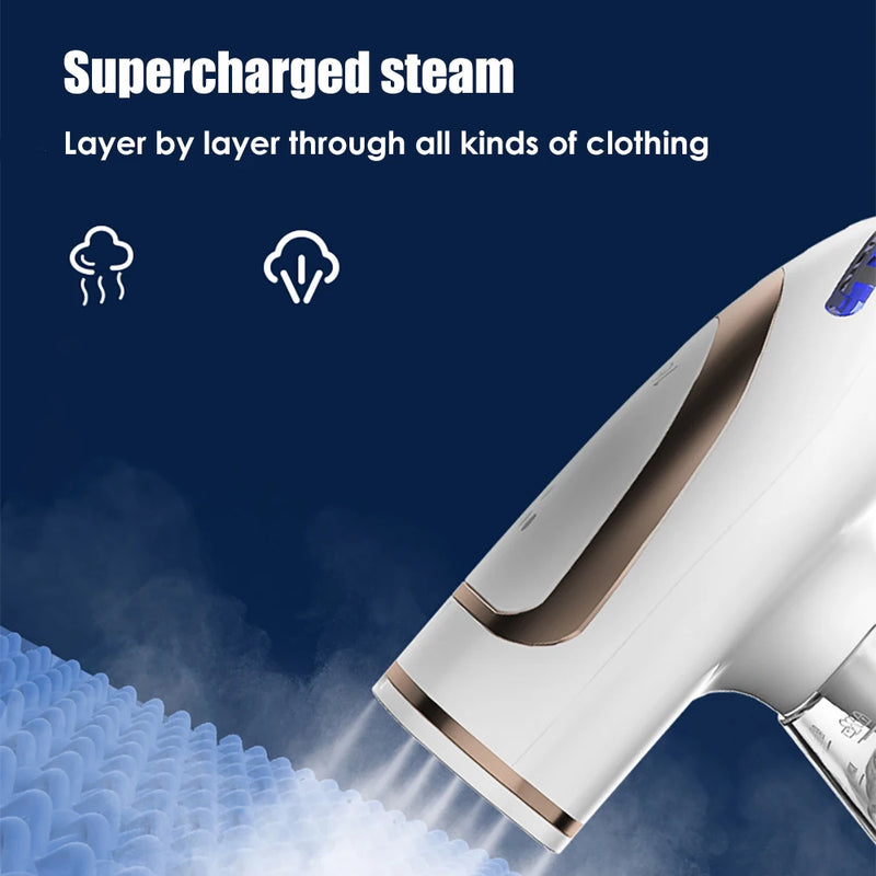 Powerful Steam Iron 1600W Hand Garment Steamer Manual Vertical Steam Iron for Clothes with Steam Generator Clothing Steamer