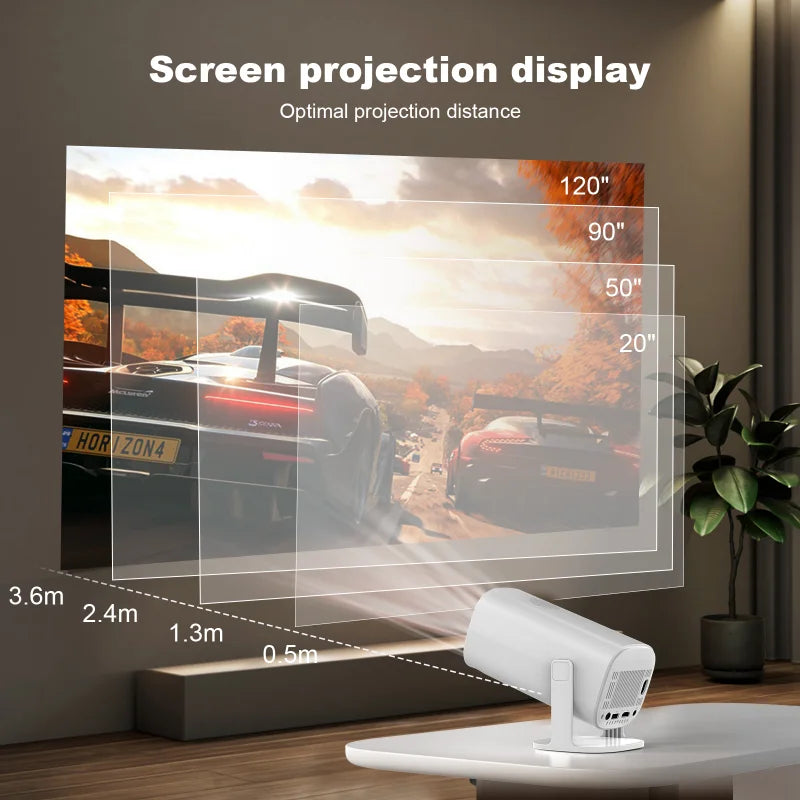 P30 4K Projector Wireless 150 ANSI Lumens HD Android 11 Home Projector Screen Android Theater Portable Outdoor Video Projector