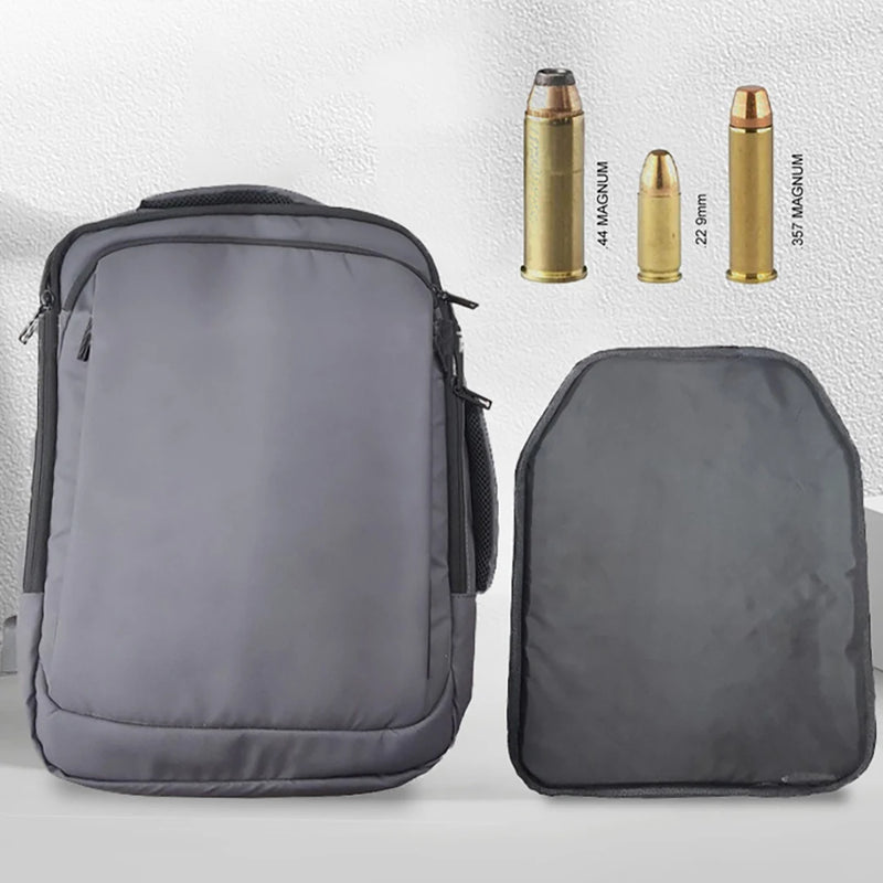 Bulletproof Backpack For Men Level II Stand Alone Ballistic Panel Men Protective Travel Backpack Large Capacity bag