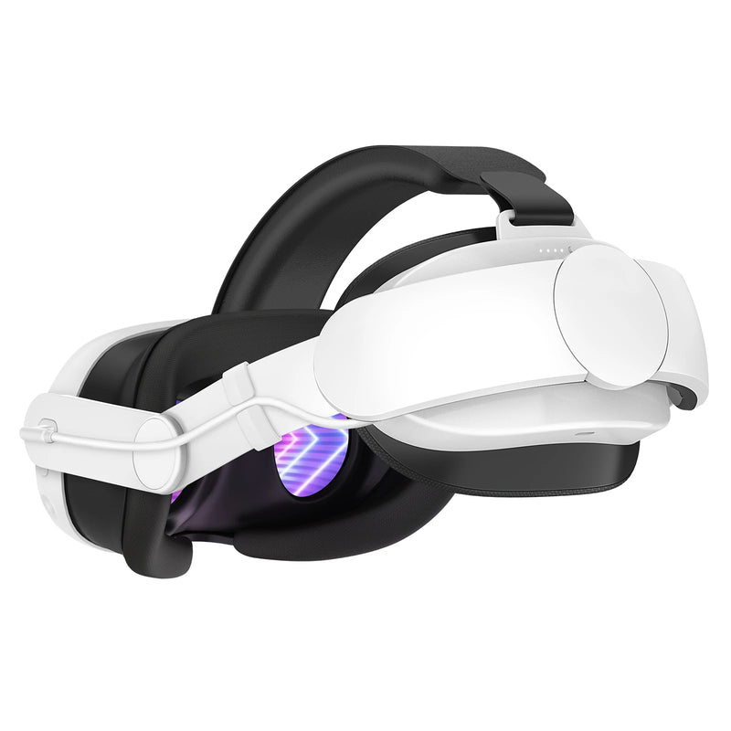 6000mAh Rechargeable Batteries VR Glasses Headband Adjustable Head Strap For Oculus Quest 3 Adjustable Headwear Accessories