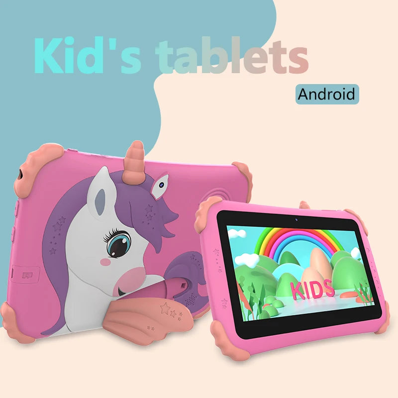 Cheapest 7 Inches Android Tablets Wifi Eye Protection Children Learning Tabs Educational Software for Kids GamingTablet PC