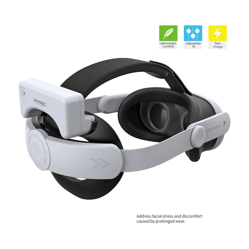 Battery Head Strap for Meta Quest 3/3S VR Headset Improve Comfort Adjustable Head Strap Helmet for Meta Quest 3/3S Accessories