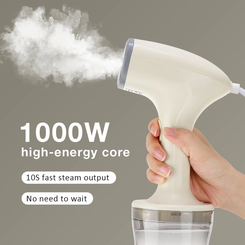 Handheld Garment Steamer Portable Steam Iron Fast-Heat 1000W Sterilization Mite Removal Hanging Ironing Machine For Clothes