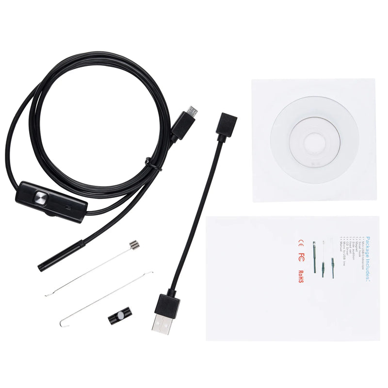 3 in 1 5.5/7.0mm Mobile Phone Endoscope Camera USB/Micro USB Waterproof for Android phone Home Sewer Pipe Car Inspection Tool