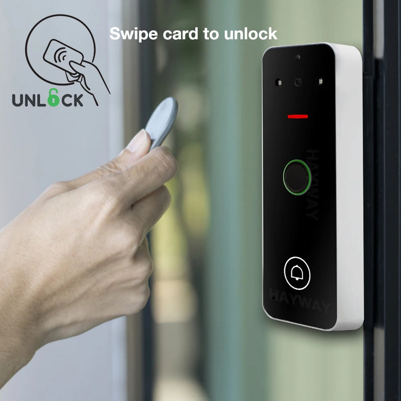 Video Intercom Access Control Keypad Visual Doorbell Tuya Smart WiFi RFID Digit Fingerprint Intercom System Outdoor Metal Case