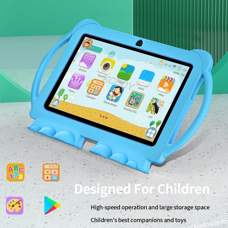 K5 2024 NEW  7 Inch Tablet Android 9.0  1024x800 IPS Children Tablet for Learning 2GB 32GB Quad Core 4000mAh Wifi 5 with Stand