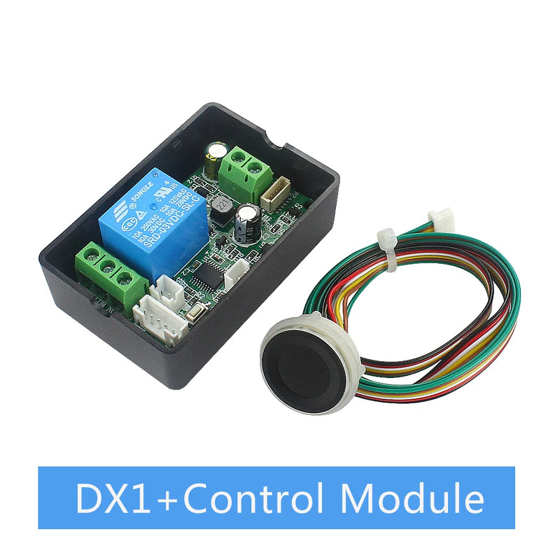 Access control fingerprint control board 7-30V fingerprint recognition relay module electric lock door lock controller