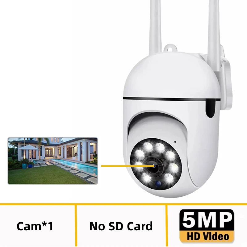 8MP Dual Lens Dual Screen WIFI Surveillance Camera IP Cameras Wireless Outdoor Auto Tracking Night Vision 8X Digital Zoom CCTV