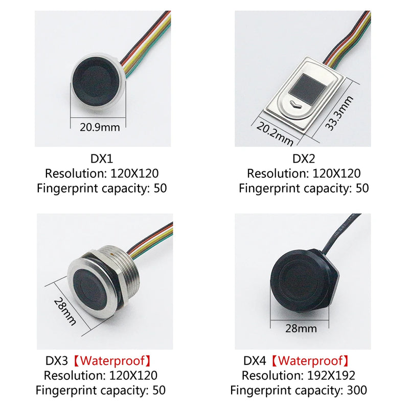 Access control fingerprint control board 7-30V fingerprint recognition relay module electric lock door lock controller