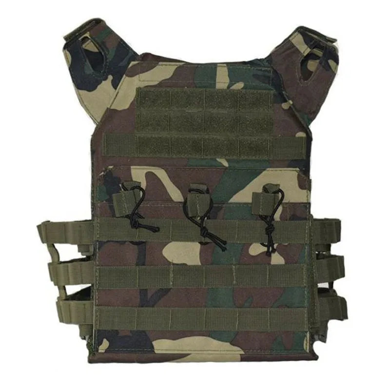 Military Tactical Vest Bulletproof Vest Hunting Carrier Air Gun Accessories Combat MOLLE Camouflage Military VestChaleco Tactico