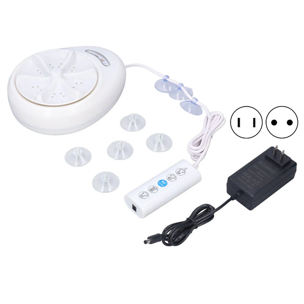 120W Portable Washing Machine Mini Washer Travel Clothes Underwear Washer 100‑240V