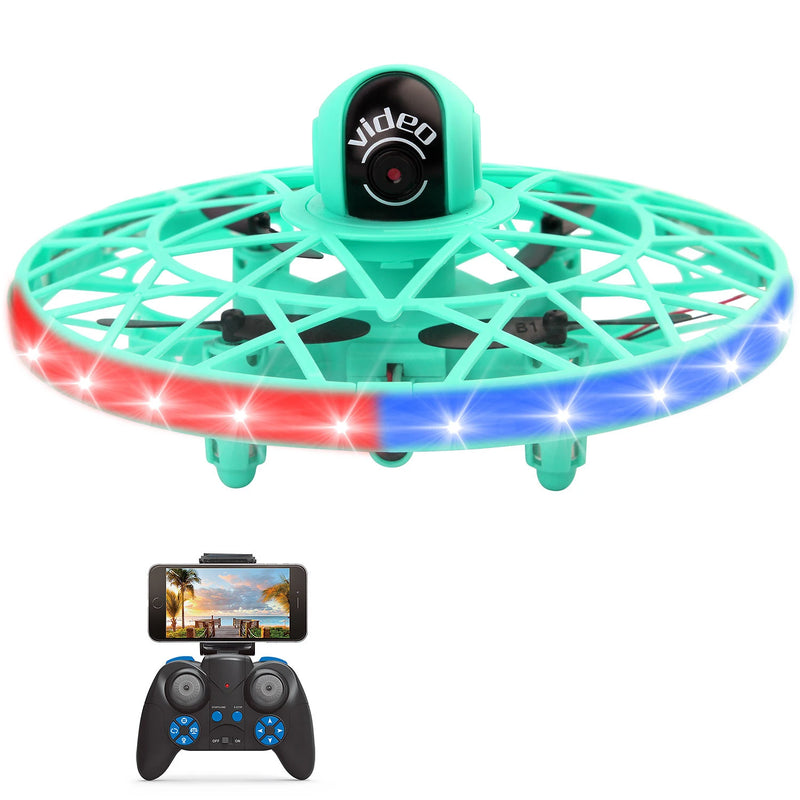 RC Drone UFO Induction 720PCamera 2.4G Children Aircraft Colorful Lights Remote Control Aerial Photography UAV Flying Machine