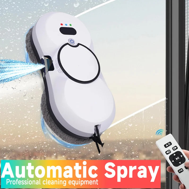 New In Automatic Robot Window Cleaner Vacuum Smart Home Appliance Clean Glass Windows Washer Window Washing Electric Floor Mops