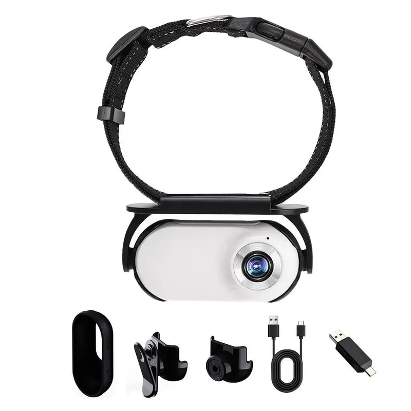 Cat Collar Camera For Pet Cameras & Monitors With Wide Angle Lens Mini Portable Stable Sport Action Body Camera With Video K5F6