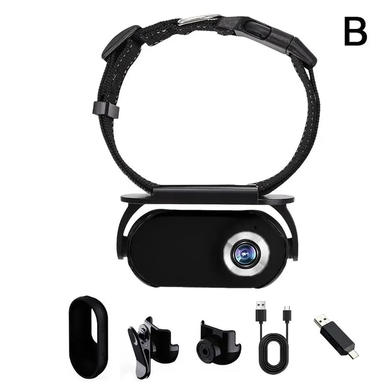 Cat Collar Camera For Pet Cameras & Monitors With Wide Angle Lens Mini Portable Stable Sport Action Body Camera With Video K5F6