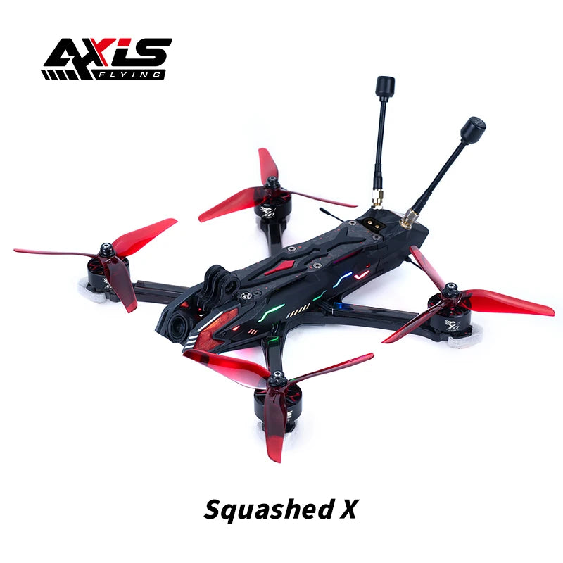 Axisflying Manta 5 Pro 5inch FPV Drone 6S DJI O3 VTX GPS DC /Square X Frame for Cinematic/Freestyle FPV Kits