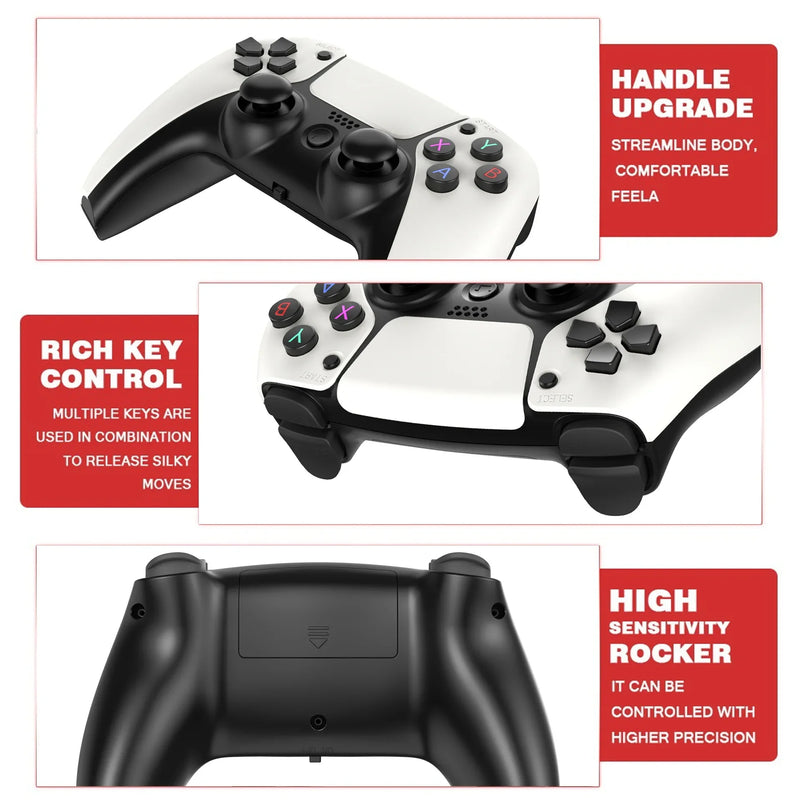 Hot Q10 3D Game Stick 128G Video game console retro 4K home console 2.4G doubles Wireless game controller supporting For PSP