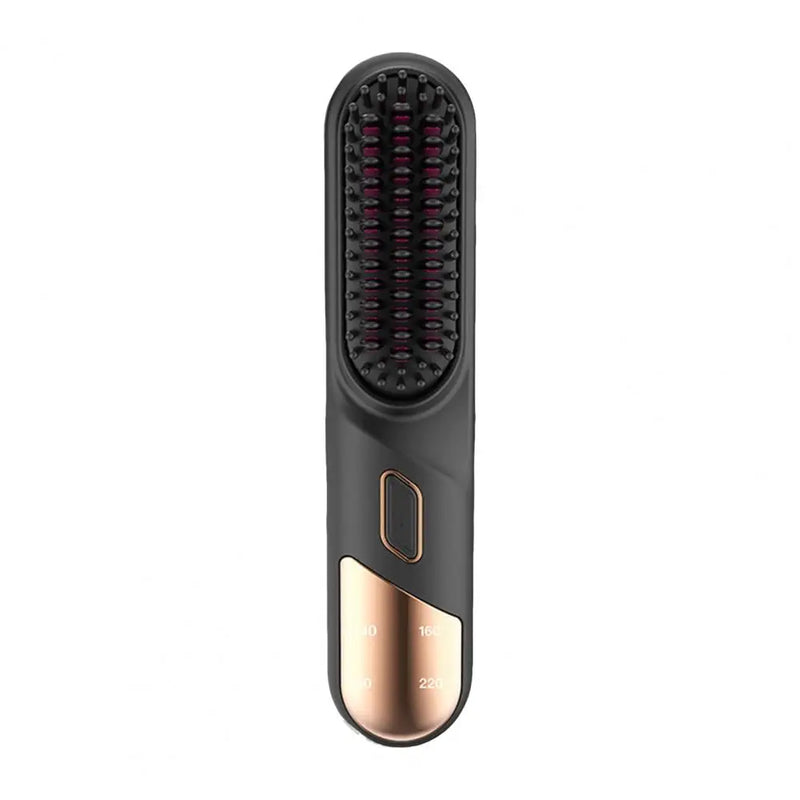 Wet Dry Hair Straightener Cordless Hair Straightener Brush with Fast Heating Negative Ions for Fluffy Curly Hair for Electric