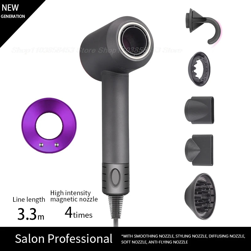 Super Hair Dryer Leafless Hairdryer Personal Hair Care Styling Negative Ion Tool Constant Anion Electric Hair Dryers