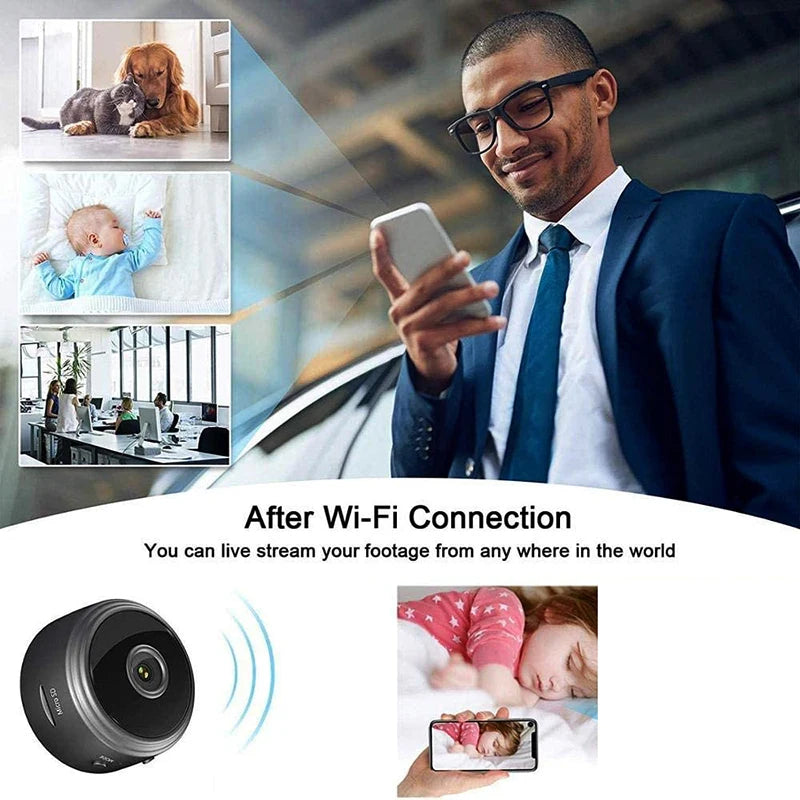 A9 Mini Camera 1080P HD Wifi Video Recorder Wireless Security Monitor For Home Remote Intelligent Camcorders For Infants And Pet