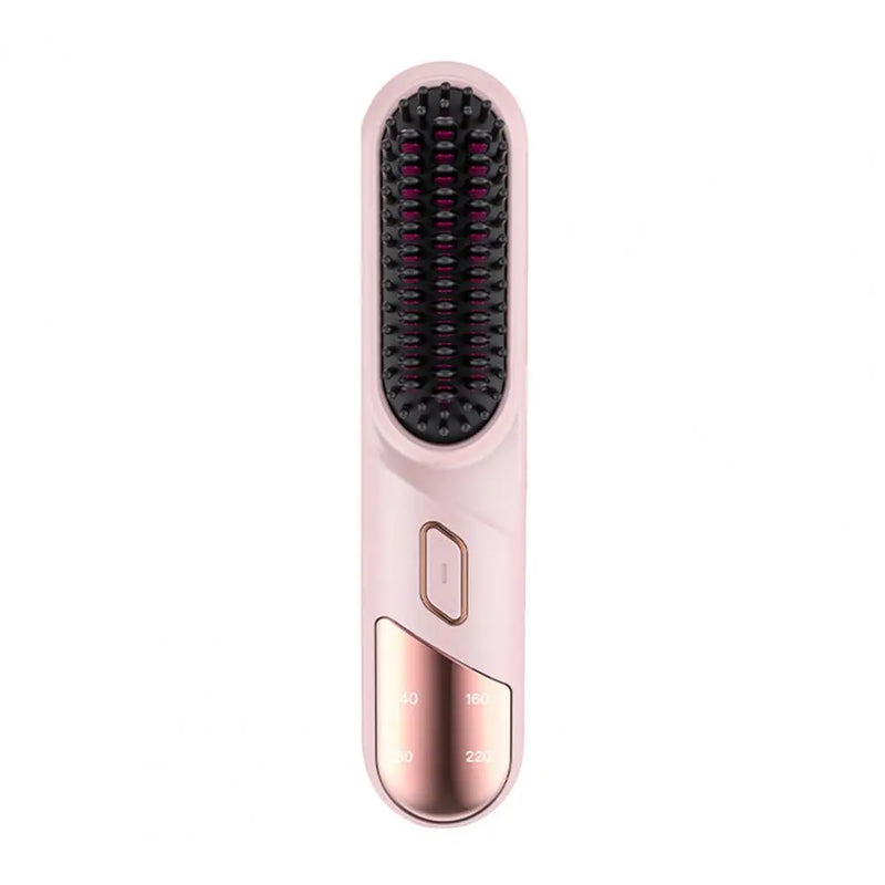 Wet Dry Hair Straightener Cordless Hair Straightener Brush with Fast Heating Negative Ions for Fluffy Curly Hair for Electric