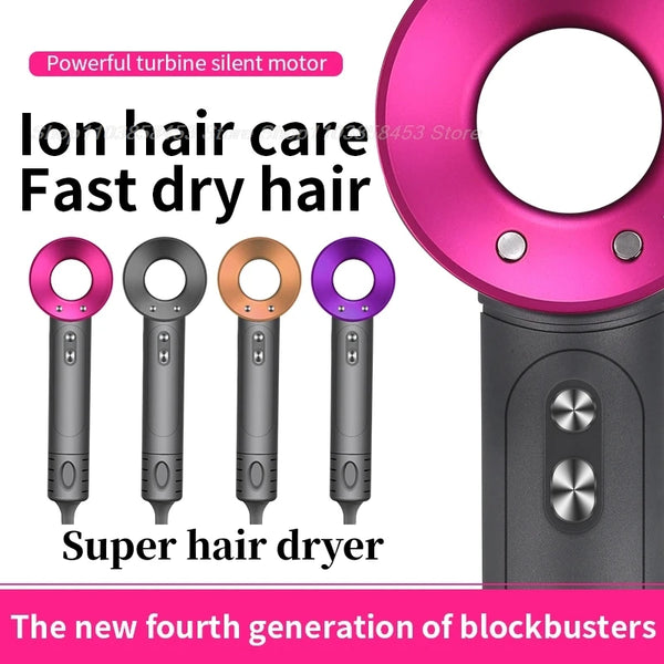 Super Hair Dryer Leafless Hairdryer Personal Hair Care Styling Negative Ion Tool Constant Anion Electric Hair Dryers